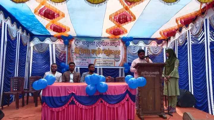 ঝিনাইগাতী শামসুল হক মেমোরিয়াল একাডেমির উদ্যোগে পিঠা উৎসব ও সাংস্কৃতিক অনুষ্ঠান