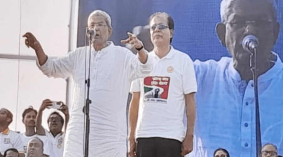 তিস্তা নদী রক্ষা আন্দোলনের উদ্বোধন, মির্জা ফখরুল