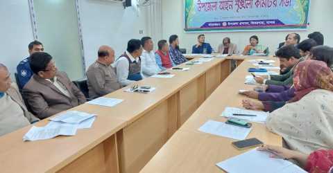 ঝিকরগাছায় উপজেলা আইনশৃঙ্খলা কমিটির মাসিক সভা অনুষ্ঠিত