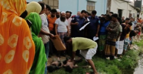 আশুলিয়ায় পুকুর থেকে দুই শিশুর লাশ উদ্ধার করেছেন থানা পুলিশ!