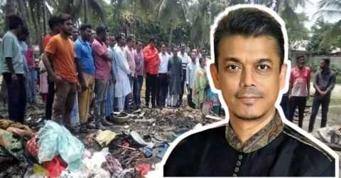 খুলনার দৌলতপুরে অগ্নিকান্ডে দগ্ধ পরিবারের দায়িত্ব নিলেন বিএনপি নেতা বকুল