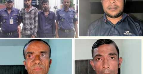 নান্দাইল মডেল থানার নিয়মিত মামলায় গ্রেফতার ৫