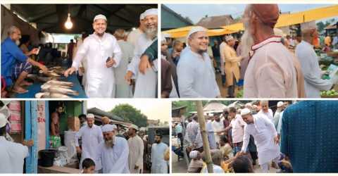 নান্দাইলে নির্বাচনী প্রচারণায় একে এম আনোয়ারুল ইসলাম চান