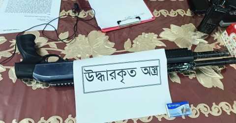 সদরপুরে থানার লুট হওয়া ১টি শটগান উদ্ধার