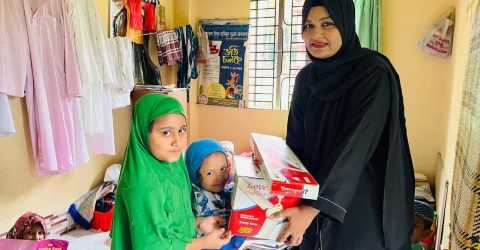 বিজয়ীর উদ্যোগে মাদ্রাসা শিক্ষার্থীদের মাঝে সিলিং ফ্যান, পানির ফিল্টার, কোরআন শরীফ শিক্ষা সামগ্রী বিতরণ