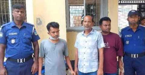 চাঁদাবাজি ও দোকান দখল, ৩ যুবদল নেতা গ্রেফতার