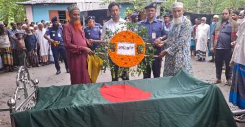 বীর মুক্তিযোদ্ধা সাইদুর রহমান বকুল রাষ্ট্রীয় মর্যাদায় দাফন