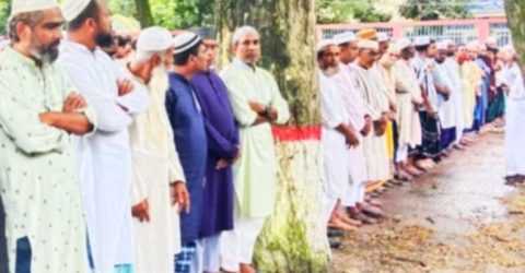 কালীগঞ্জে সমকালের সাংবাদিক আহাম্মদ আলীর পিতা আমির উদ্দিন এর দাফন সম্পূর্ণ 
