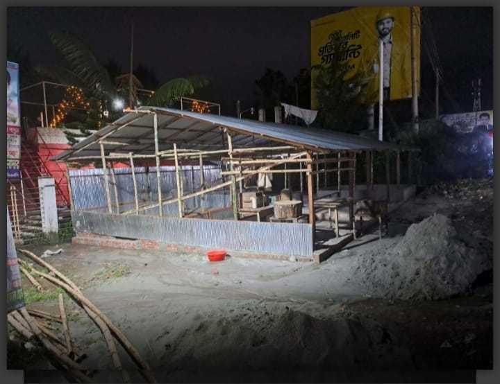গল্লামারীতে কেসিসির জায়গা দখল করে মার্কেট নির্মাণে ভূমিদস্যু চক্র