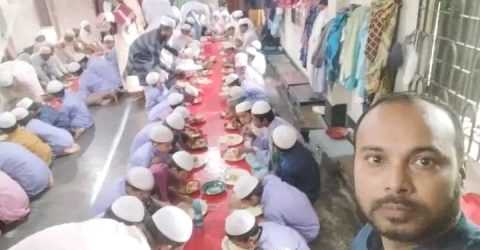 পলাশে বাহাউদ্দিন ভূঁইয়া মিলটনের বাবার জন্য মিলাদ ও দোয়া মাহফিল