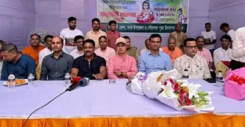 শ্রীকৃষ্ণের জন্মাষ্টমী উপলক্ষে নরসিংদীতে আলোচনা সভা ও শোভাযাত্রা