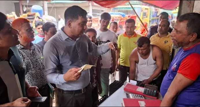 টাঙ্গাইলে বিভিন্ন প্রতিষ্ঠানে ভোক্তা অধিকারের জরিমানা