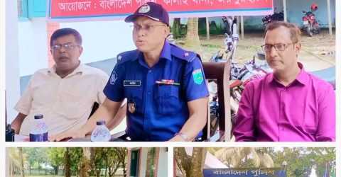 কালাইয়ে দুর্গাপূজা উপলক্ষে মতবিনিময় সভা অনুষ্ঠিত