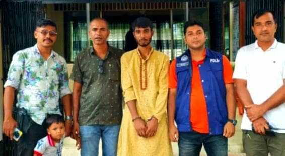 শিশু অপহরণ করে মুক্তিপণ দাবি,যুবক গ্রেপ্তার