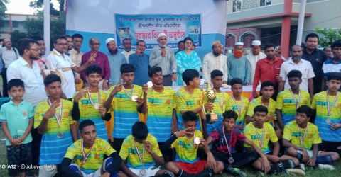 রাজশাহী মোহনপুরে ৫২তম জাতীয় স্কুল, মাদ্রাসা ও কারিগরি শিক্ষা গ্রীষ্মকালীন ক্রীড়া প্রতিযোগিতার পুরস্কার বিতরণ